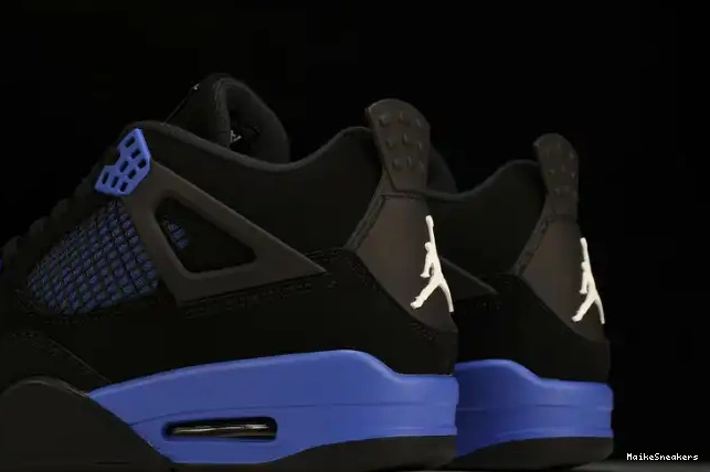 MaikeSneakers Royal Black CT8527-018 Jordan Game Retro 4 0324